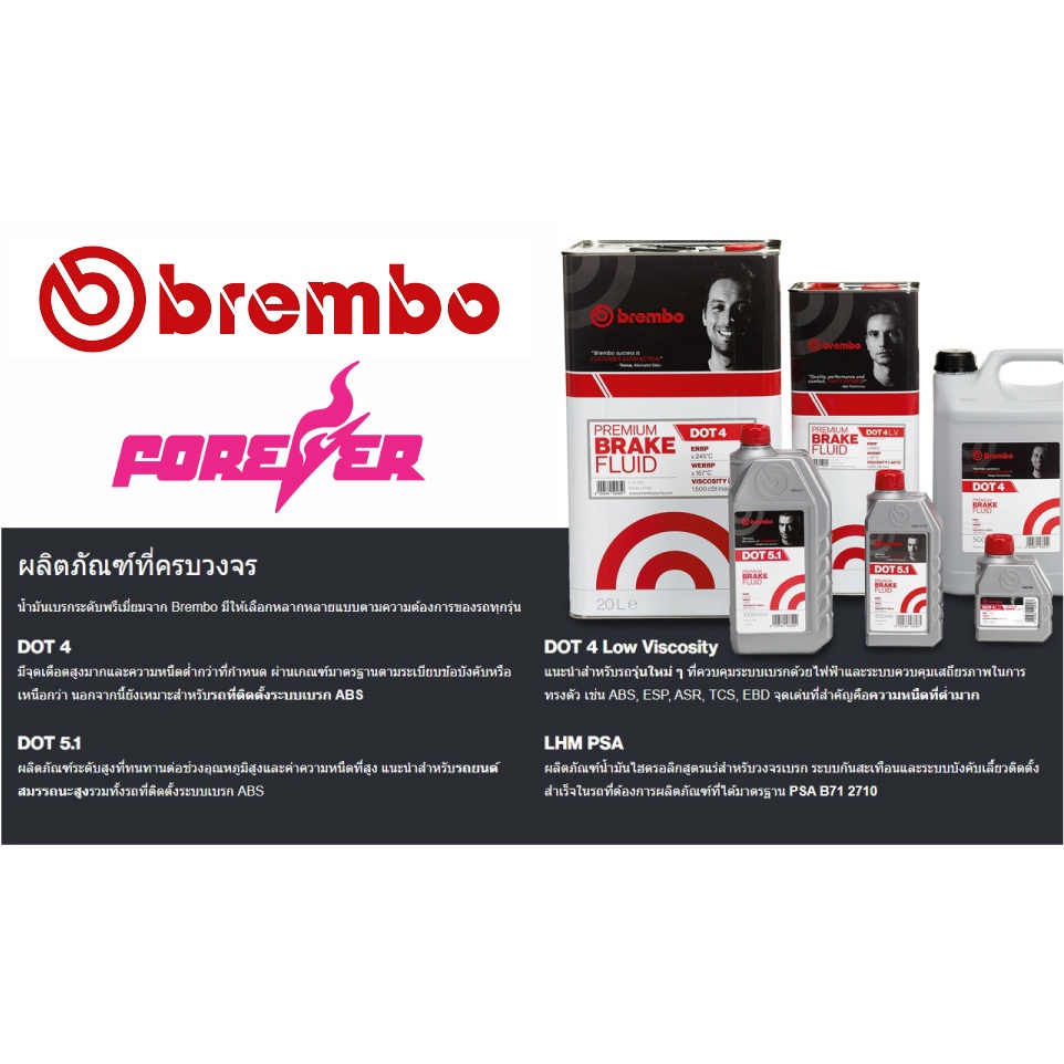 น้ำมันเบรค-เบรมโบ้-brembo-brake-fluid-dot-5-1-ขนาด-500-ml