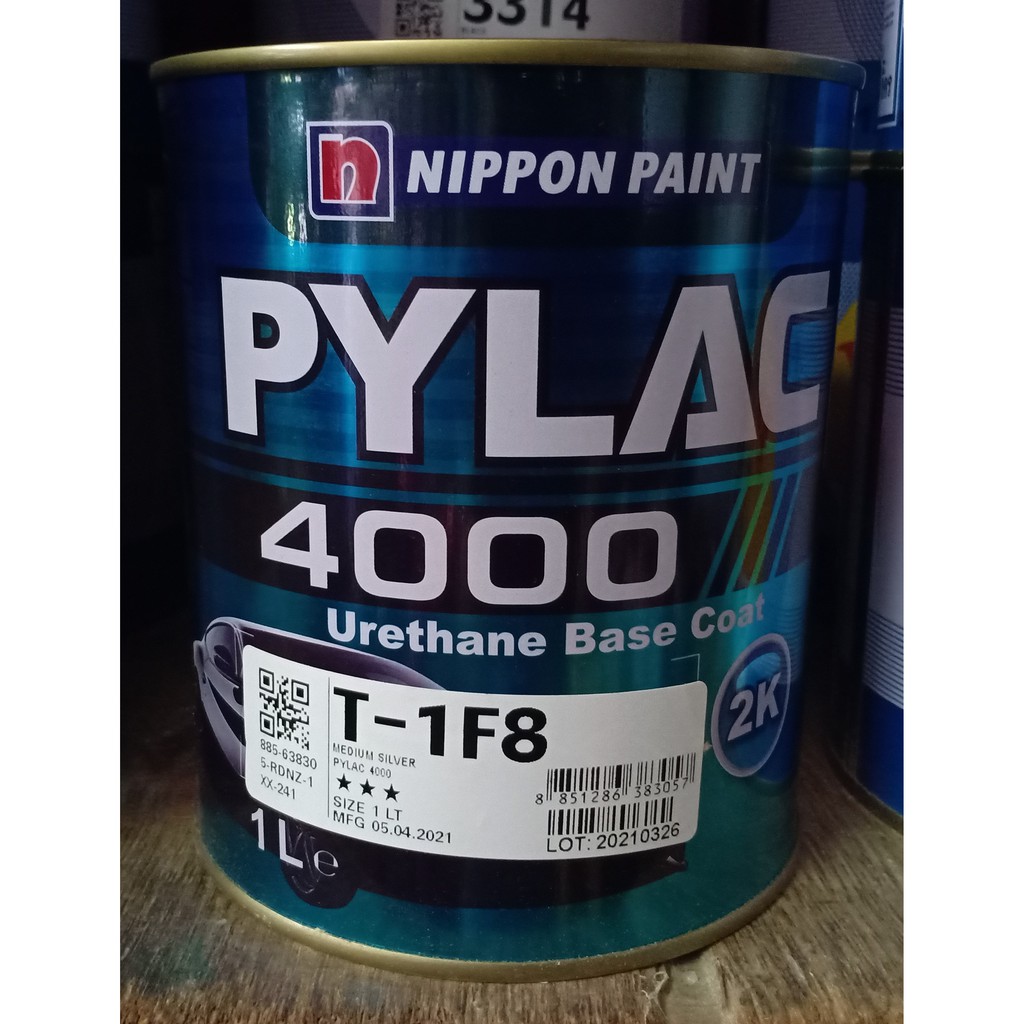 สีพ่นรถยนต์-สีพ่นรถยนต์2k-toyota-สีโตโยต้า-pylac-4000-ไพแลค-2k-no-t-1f8-medium-silver-สีบอลเทา-ขนาด-1-ลิตร