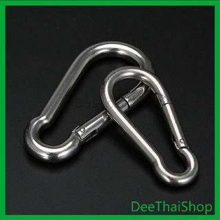 DeeThai คาราไบเนอร์ ตะขอแขวน ตะขอคล้องสายสลิง ตะขอเกี่ยวมือจับฟิตเนส carabiner