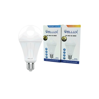 [รับประกัน1ปี]WELLUX หลอดไฟคุณภาพสูง 5W 7W 9W 12W 15W 23W แสงขาว แสงวอร์ม LED BULB GQ SERIES ขั้วE27