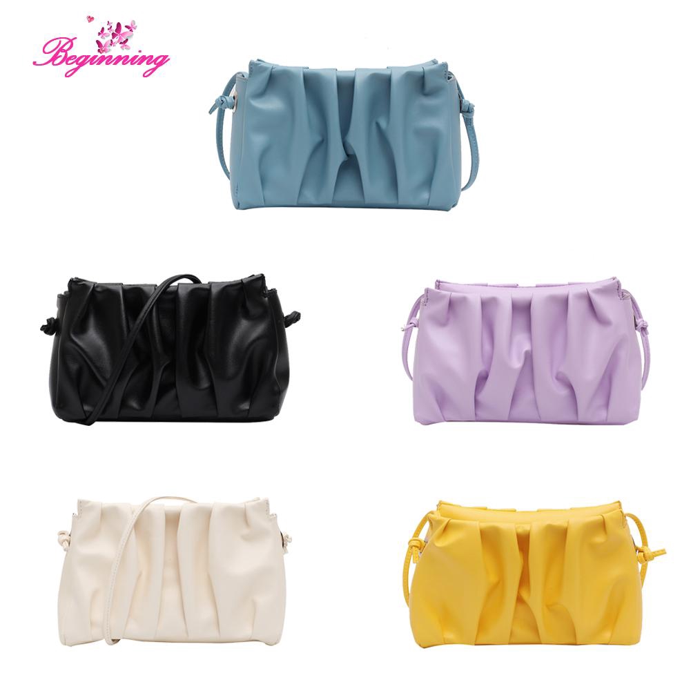 beginning-กระเป๋าสะพายไหล่สําหรับสตรีหนัง-pu-ทรงสี่เหลี่ยม-crossbody