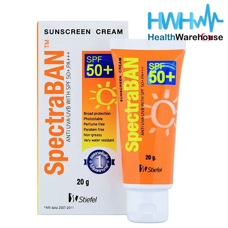 SpectraBAN SPF50+ 20 g ( Exp. 3/2025 ) Anti UVA-UVB with SPF 50+ PA ...