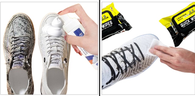 shoes-cleaner-foam-ขายดีมาก-ทำความสะอาดรองเท้า-สเปรย์โฟม-ทิชชู่ทำความสะอาดรองเท้าหนังและผ้าใบ-ใช้ดีมาก-ประหยัดเวลาได้ดี