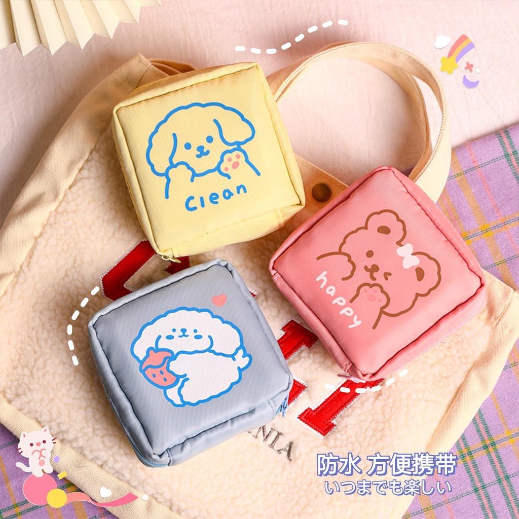 new-กระเป๋าเก็บผ้าอนามัย-แบบพกพา-ใส่เครื่องสำอาง-ขนาดเล็ก-ขนาด-13-ซม-13-ซม-ราคา-59