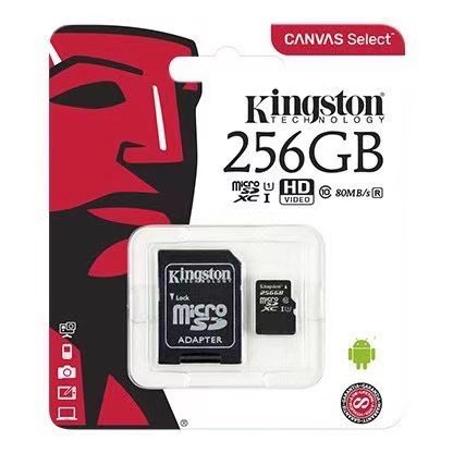 ภาพหน้าปกสินค้าKingston Memory Card Micro SDHC 256GB Class 10 คิงส์ตัน SD card เมมโมรี่การ์ด SDการ์ด จากร้าน rukkun_shop บน Shopee