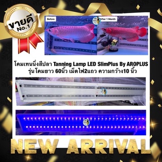 โคมเทนนิ่งสีปลา Tanning Lamp LED SlimPlus By AROPLUS รุ่นโคมยาว 60นิ้ว เม็ดไฟ2แถว ความกว้าง10 นิ้ว