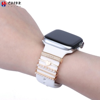 ภาพหน้าปกสินค้าCHINK Universal Smart Watch Metal Charms Decorative Ring Diamond Brooch Watch Strap Accessories ที่เกี่ยวข้อง