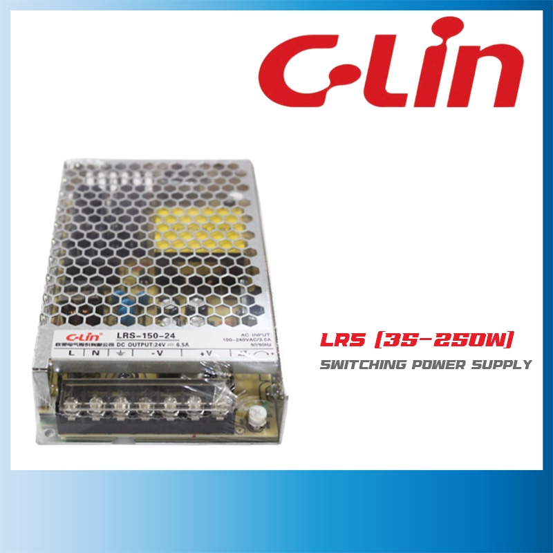 Switching Power Supply 12VDC กับ 24VDC, Input 220VAC รุ่น LRS 