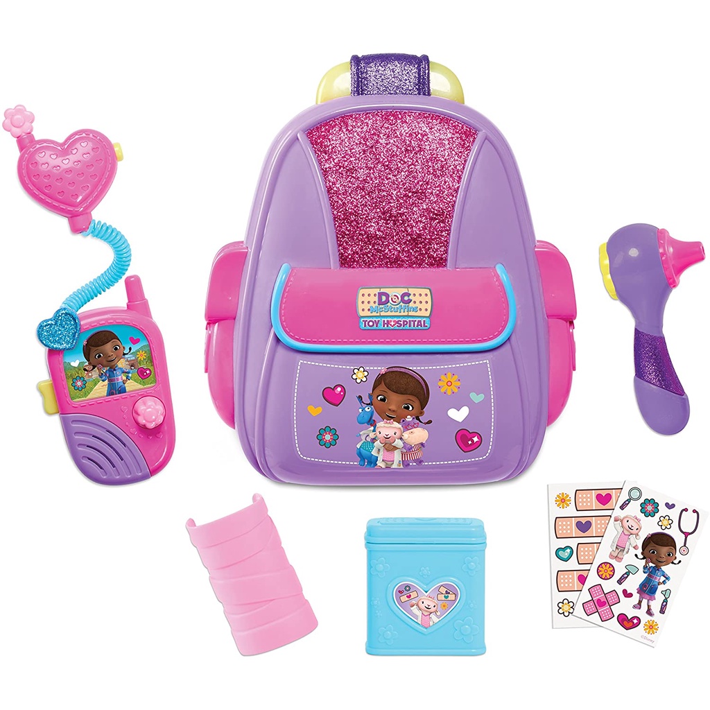 doc-mcstuffins-first-responders-backpack-set-toy-doc-mcstuffins-กระเป๋าเป้สะพายหลัง-ของเล่นสําหรับเด็ก