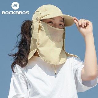 Rockbros หมวกกันแดด 360° หมวกบักเก็ต ป้องกันยุง ป้องกันแสงอาทิตย์ สามารถถอดออกได้ เหมาะกับชาวประมง สําหรับทุกเพศ