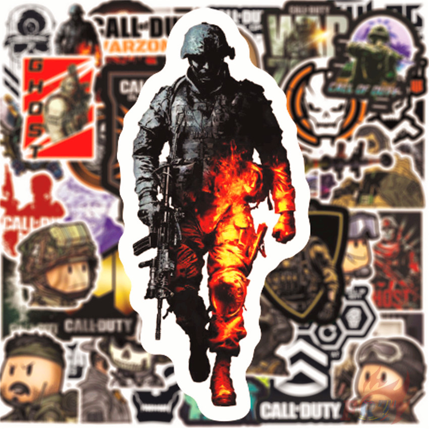 Call of Duty Series 01 - FPS Games COD สติ๊กเกอร์ 50Pcs/Set Fashion DIY ...