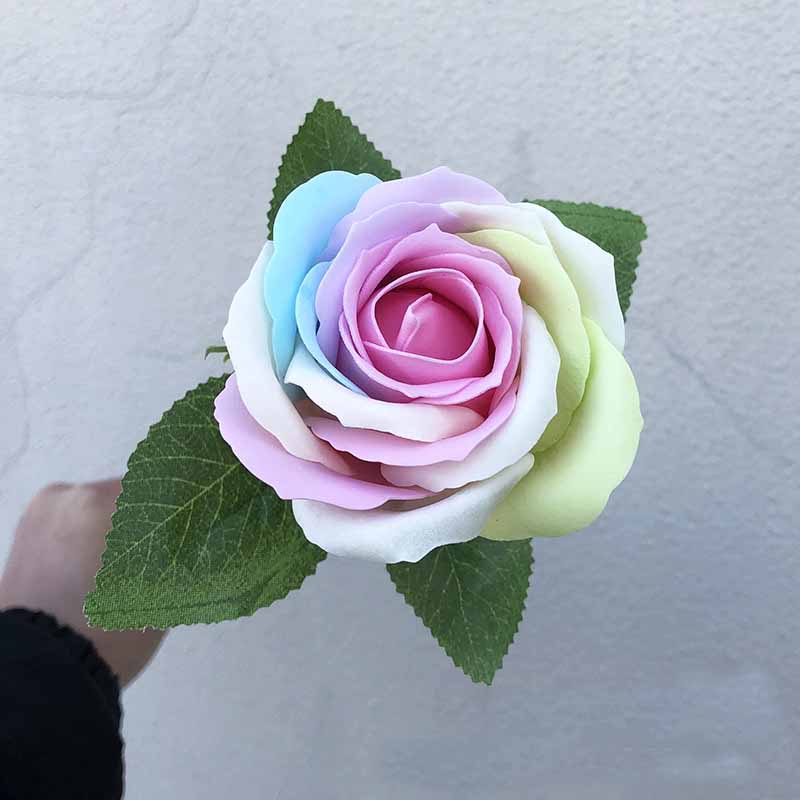 ช่อดอกกุหลาบสบู่-หลากสี-สําหรับตกแต่งบ้าน-วันวาเลนไทน์-เทศกาล-ของขวัญ-diy