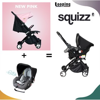 ภาพขนาดย่อของภาพหน้าปกสินค้าTravel System Set รถเข็นเด็ก Looping รุ่น Squizz 3 Plus + คาร์ซีท Looping จากร้าน babycareofficial บน Shopee ภาพที่ 5