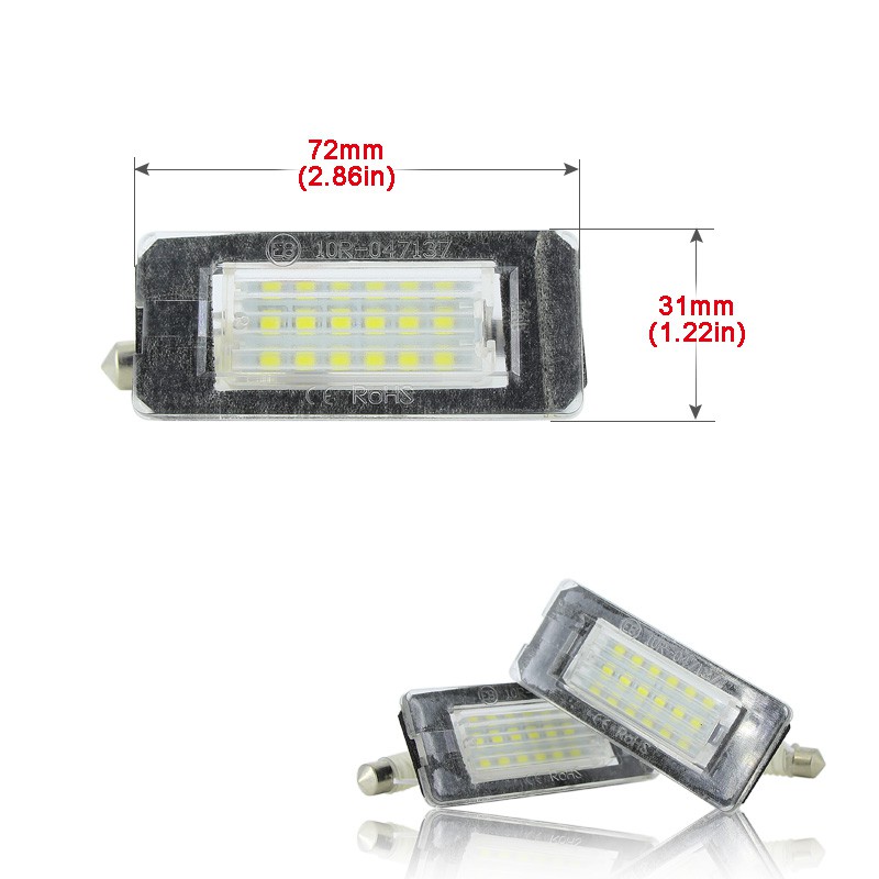 หลอดไฟ-led-canbus-ติดป้ายทะเบียนรถยนต์สำหรับ-bmw-mini-r-56