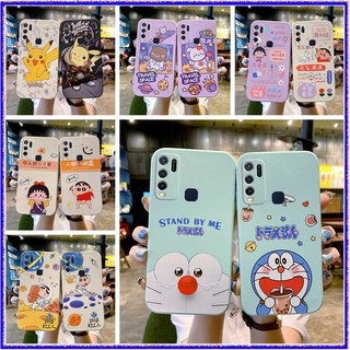 For เคส vivo Y50 เคส vivoY30 เคส vivo Y30i phone case Crayon Shinchan Doraemon Babi Biqiu Astronaut Rabbit Bear Cute Cartoon soft case cover กรณีการ์ตูน เคสซิลิโคน