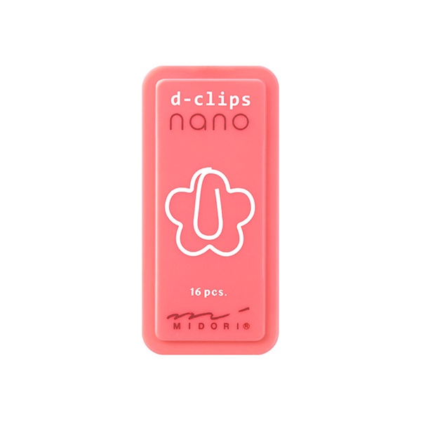 MIDORI D-Clips nano Flower Sakura (D43382006) / คลิปหนีบกระดาษ รุ่น ...