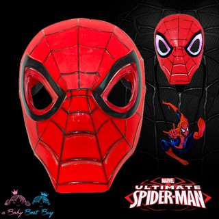 Mask Super Hero Spiderman หน้ากาก สไปเดอร์แมน มีไฟ ที่ตา