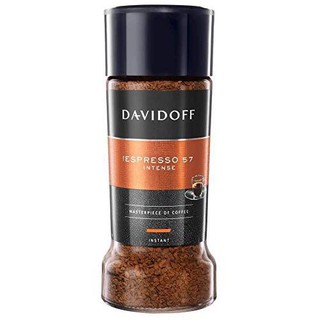 Davidoff Cafe Espresso 57 Instant Coffee 100 g. กาแฟดาวิดอร์ฟ เอสเพรสโซ่  กาแฟสำเร็จรูป ชนิดเกล็ด กาแฟอาราบิก้า Arabica