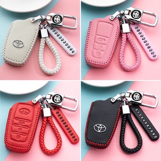 ภาพหน้าปกสินค้าเคสกุญแจรีโมทรถยนต์ หนังวัวแท้ สําหรับ Key Case for Toyota Corolla Asian Dragon Camry rav4 Ryling Veranda chr ที่เกี่ยวข้อง