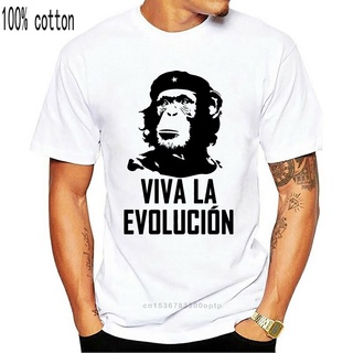 ขายดี ส่งฟรี เสื้อยืดผ้าฝ้าย 100% พิมพ์ลาย Viva La Evolucion Evolution Che Guevara หมวกลิงตลก สไตล์ทหาร 2022