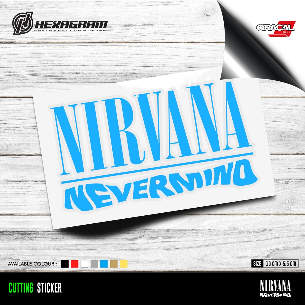 สติกเกอร์ตัดข้อความ-nirvana-nevermind-สติกเกอร์ตัด-ลาย-nirvana-nevermind-สําหรับเขียน