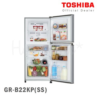 ภาพขนาดย่อของภาพหน้าปกสินค้าToshiba ตู้เย็น 2 ประตู รุ่น GR-B22KP(SS) / รุ่นใหม่ GR-RT234WE-DMTH(BG) สีเทาดำ จากร้าน nitcha_bobo บน Shopee ภาพที่ 3