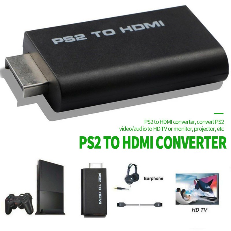 เตรียมจัดส่ง-ตัวแปลง-ps2-to-hdmi-converter-อแดปเตอร์-ps2-เป็น-hd-แบบพกพา-ต่อเครื่องเล่น-ps2-ออกทีวี-hd-ช่วยให้ภาพชัดขึ้น