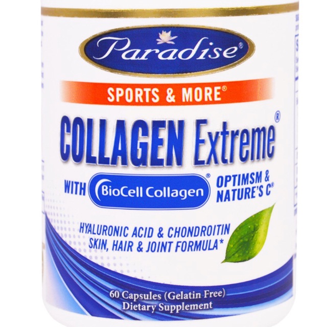 ภาพหน้าปกสินค้าCollagen Extreme with BioCell Collagen ช่วยลดอาการปวดข้อ, 60 Capsules หรือ collgen พืชผักผลไม้