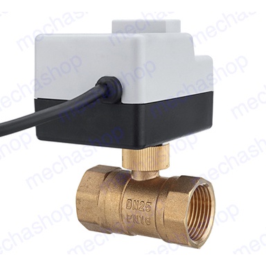 มอเตอร์วาล์วไฟฟ้า-วาล์วไฟฟ้า-ac220v-dn25-2-way-brass-motorized-ball-valve-electric-actuator-เปิดวาล์วด้วยมือได้