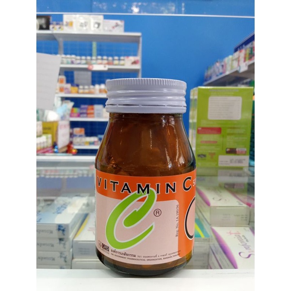 ภาพหน้าปกสินค้าVitamin C GPO วิตามินซีองค์การเภสัชกรรม gpo 500 mg บรรจุ 100เม็ด จากร้าน pharm.store บน Shopee