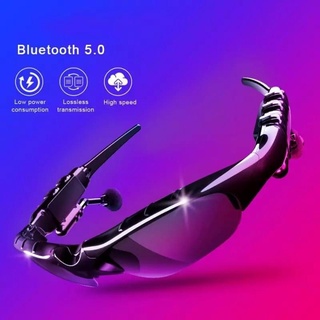 แว่นตากันแดด แบบบลูทูธ Bluetooth Polarizing Glasses Bluetooth Headset พร้อมหูฟังสเตอริโอ ฟังเพลงในโทรศัพท์มือถือของคุณ