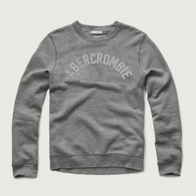 เสื้อกันหนาวแขนยาว-คอกลม-ผ้าฝ้าย-พิมพ์ลายหมี-abercrombie-fitch-สําหรับผู้ชาย