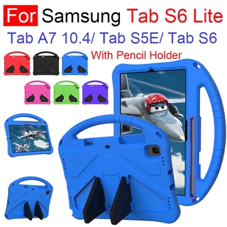 เคสโทรศัพท์กันกระแทกสําหรับ Samsung Tab S6Lite P610 P615 Tab A7 T500 T505 S5E T720 S 6 T860 T865