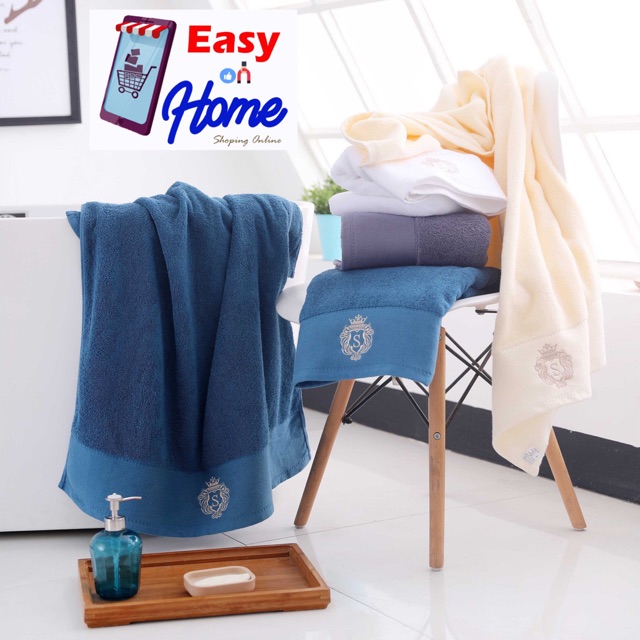 ผ้าขนหนู-ผ้าเช็ดตัว-royal-premium-เกรดโรงแรม-cotton-100-หนานุ่มฟู-ซับน้ำดีเยี่ยม-ขนาด-70x140-cm