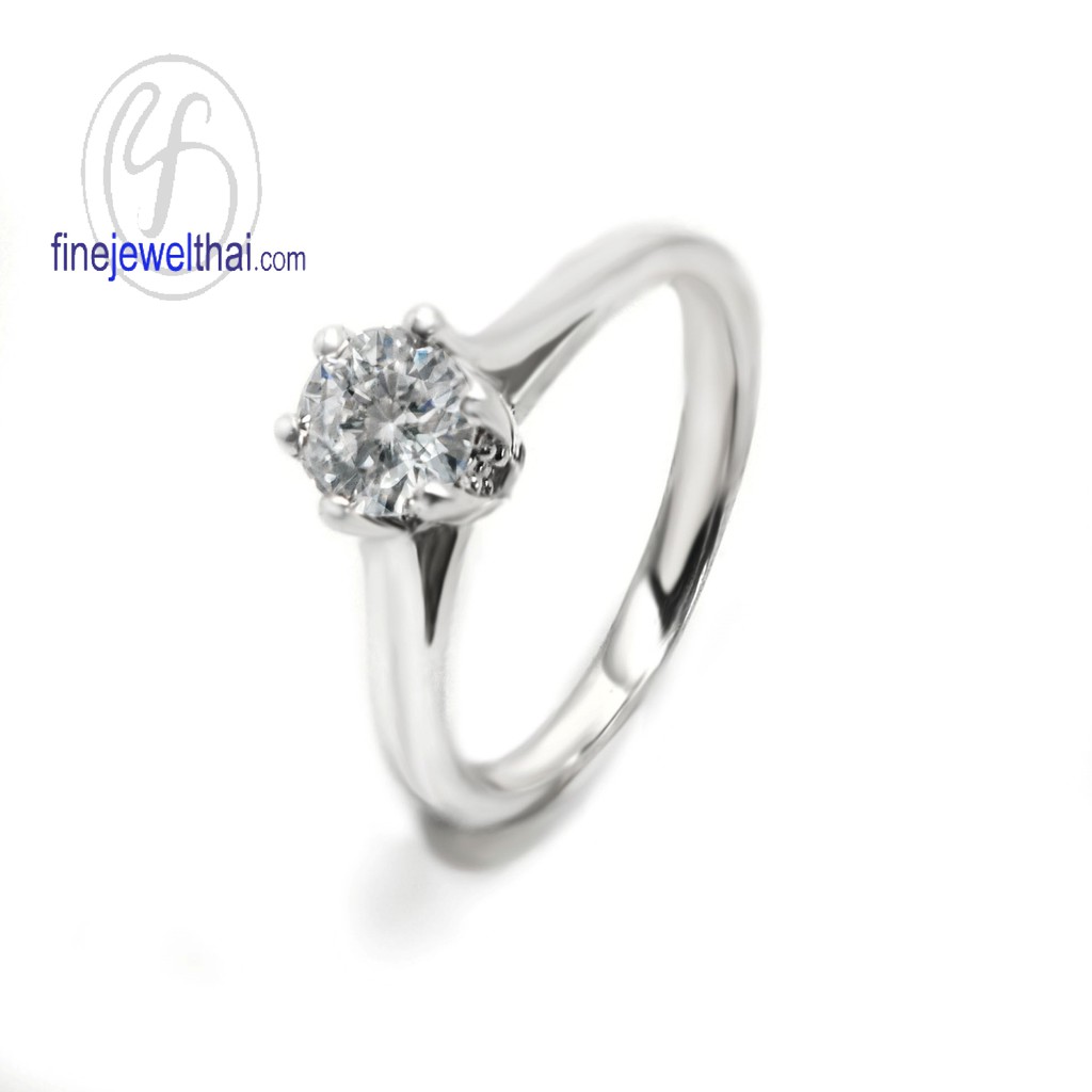 finejewelthai-แหวนอินฟินิตี้-เงินแท้925-แหวนเพชร-เพชรสังเคราะห์-infinity-diamond-cz-silver925-wedding-ring-r1343cz