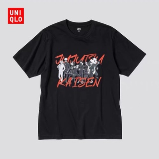 [S-5XL] Uniqlo เสื้อยืดลําลอง แขนสั้น คอกลม พิมพ์ลายมังงะ Ut (Spell Back To Battle Animated) สําหรับผู้ชายและผู้หญิง 440