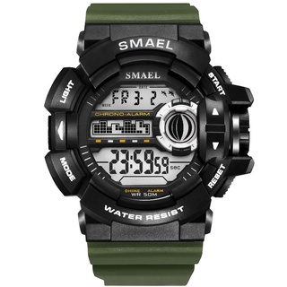 LED Digital Wrsitwatches Army Watch SMAEL Luxury Brand Cool Men Watches Waterproof 1436B Military Watches Sport Watches