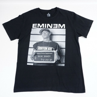 ขายดี เสื้อยืดแขนสั้น สไตล์ฮิปฮอป คลาสิก EMINEM สีดํา A47-18 GChbob08CNoapo31