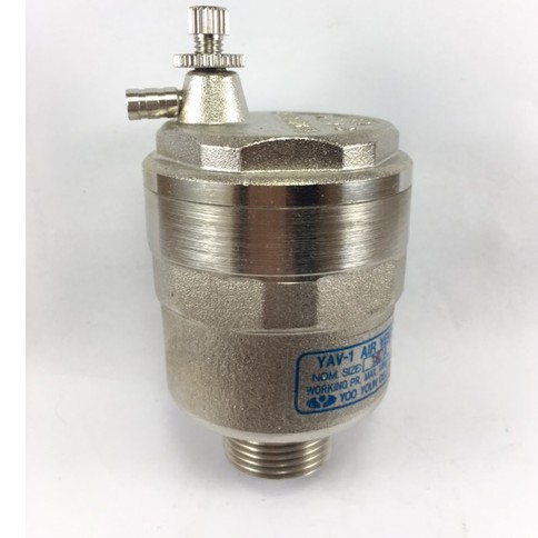 ราคาและรีวิวAir Vent Valve 3/4" แอร์เว้นท์ วาล์ว ทองเหลืองชุบโครเมี่ยม Yooyoun(เกาหลีใต้)