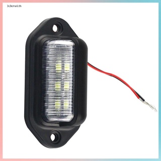 ✨ส่วนลดใหญ่✨DC 12V Car Rear Trunk Switch Assembly License Plate Lamp Warm White Light