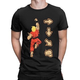 เสื้อยืดผ้าฝ้ายพิมพ์ลาย เสื้อยืด ผ้าฝ้าย พิมพ์ลาย Know Your Fighting Skills Street Fighter ของขวัญ สําหรับผู้ชาย