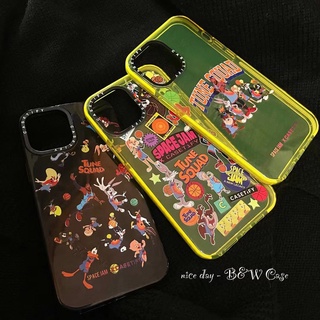 Casetify เคสโทรศัพท์มือถือแบบนิ่ม กันกระแทก ลายการ์ตูน SPACE JAM Slam dunk Neon สําหรับ iPhone 14 13 12 11 Pro MAX XR IX XS MAX i6 i6s i7 i8 Plus