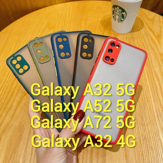 A52S(พร้อมส่งในไทย)เคสขอบนิ่มหลังแข็งขุ่นคลุมกล้องSamsung Galaxy M22/A52S 5G/ M32/A22 4G/A22 5G/A32 5G/4G/A52 5G/4G/A72