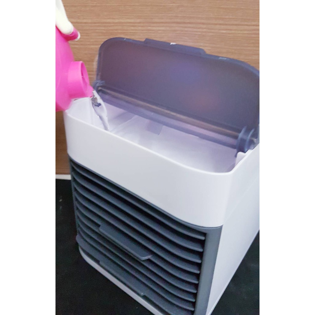 air-cooler-เครื่องปรับอากาศ-ฟอกอากาศระบบน้ำ-และเครื่องสร้างความชื้นแบบพกพา-ใส่น้ำแข็ง-เพิ่มไอเย็น-พกพาสะดวก-quick-amp-easy