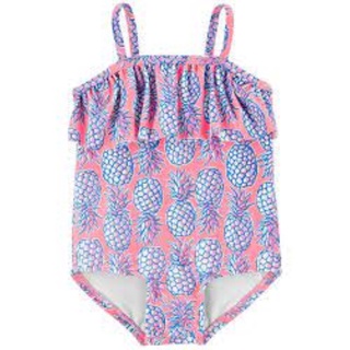 CarterS Swimsuit 1Pc Blue-Pineapple L8 คาร์เตอร์เสื้อผ้าชุดว่ายน้ำวันพีช