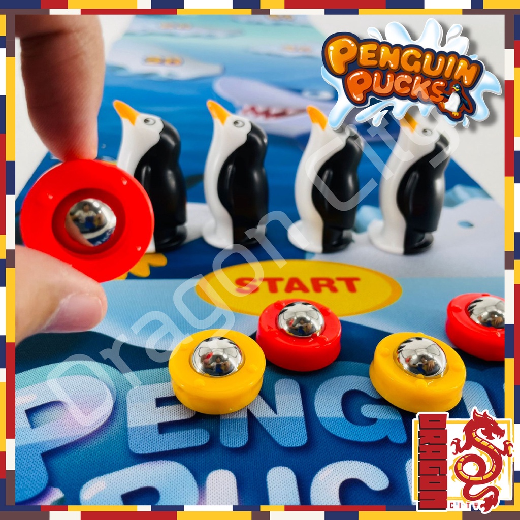 เกมโบว์ลิ่งน้ำแข็ง-เพนกวิน-penguin-pucks-ของเล่นสำหรับครอบครัว