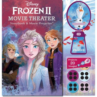 หนังสือนิทานภาษาอังกฤษ Disney Frozen II Movie Theater Storybook & Movie Projector