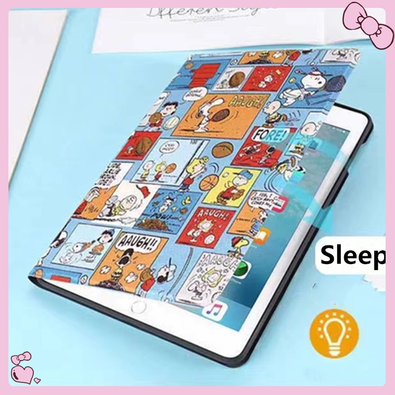 ภาพหน้าปกสินค้าเคสไอแพด เคสiPad การ์ตูนน่ารักสนูปปี้ Gen9 10.2 gen7 2019 iPad gen8 เคสไอแพด gen5 Gen6 2019 Air4 Air3,10.5, mini4/5 Case จากร้าน jiejing.th บน Shopee