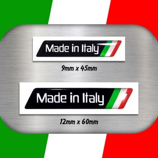 สติกเกอร์ติดหมวกกันน็อค Made in Italy