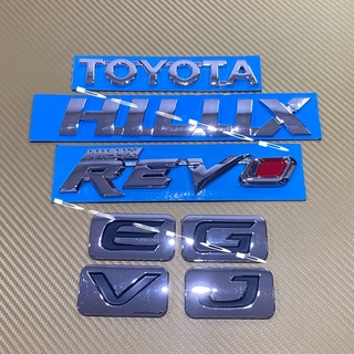 โลโก้ติดรถ Toyota Hilux REVO ราคาต่อชิ้น